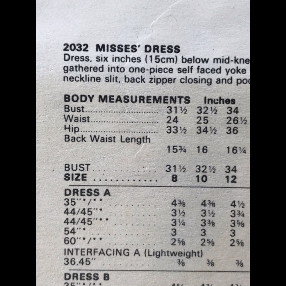 VTG Vogue Pattern - Picture 3 of 6